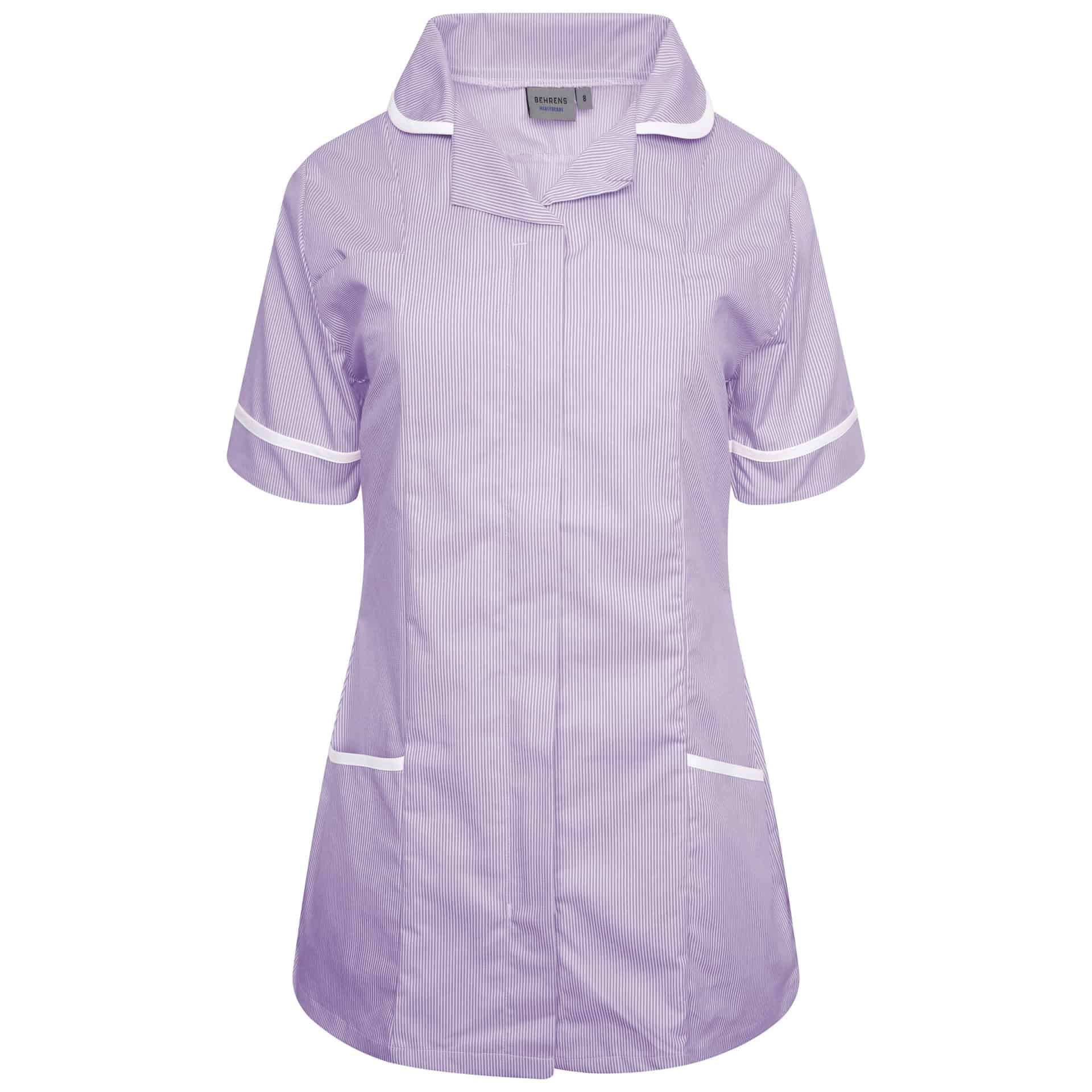 Behrens Ladies Tunic Round Collar and Princess Seam (stripes) - Image 4