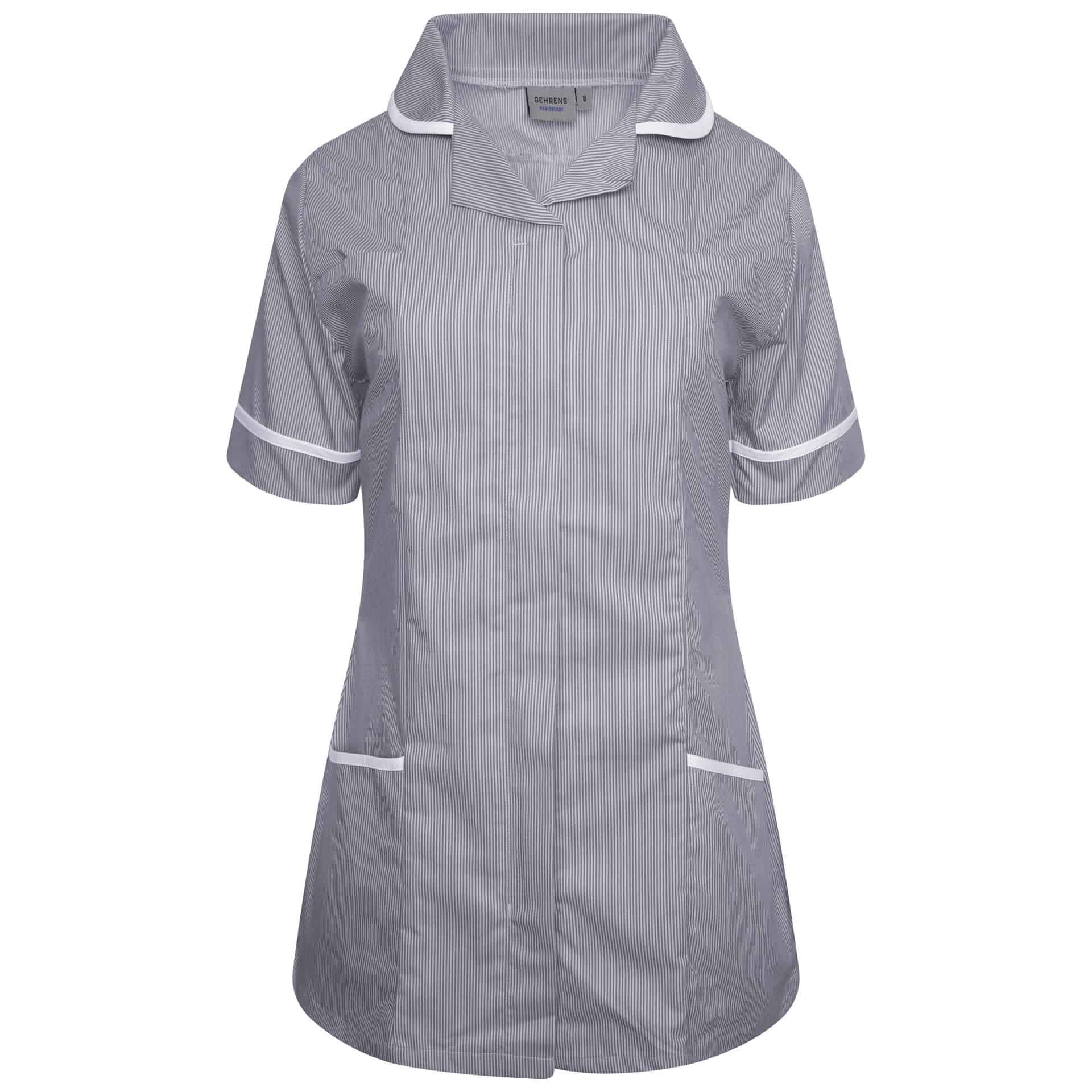 Behrens Ladies Tunic Round Collar and Princess Seam (stripes) - Image 5