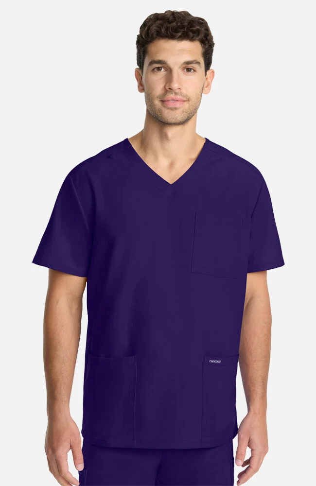 Cherokee Workwear Originals Ultra Unisex 2-Pocket V-Neck Scrub Top (CKE00014A)NEW COLOURS!! - Image 5