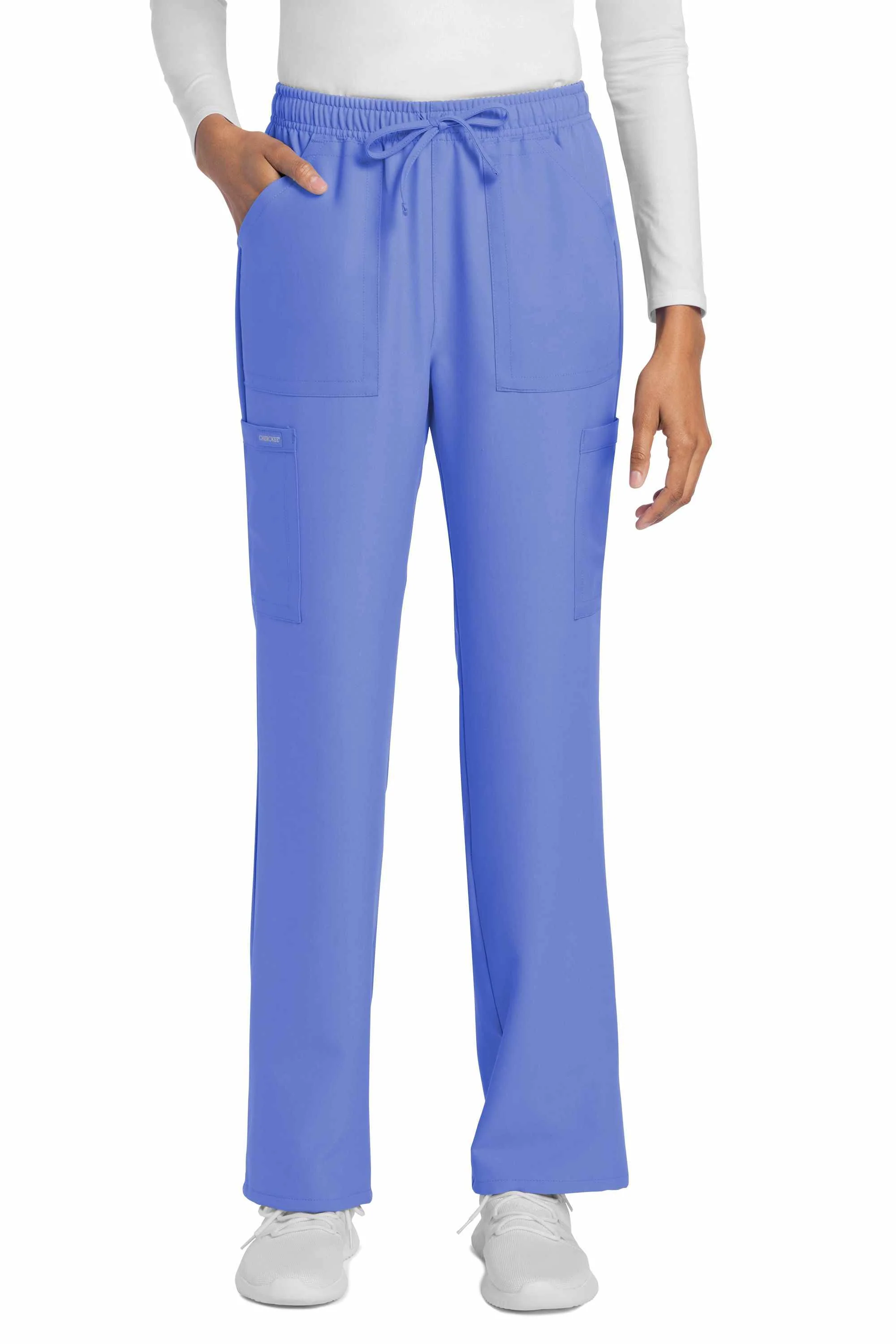 Cherokee Workwear Originals Ultra Women's 2-Pocket V-Neck Scrub Top (CKE953A) - Image 12