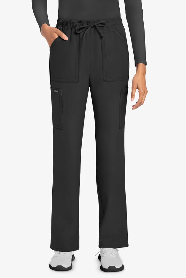 Cherokee Workwear Originals Ultra Women's 4-Pocket Drawstring Cargo Scrub Pants (CKE272A) - Image 5