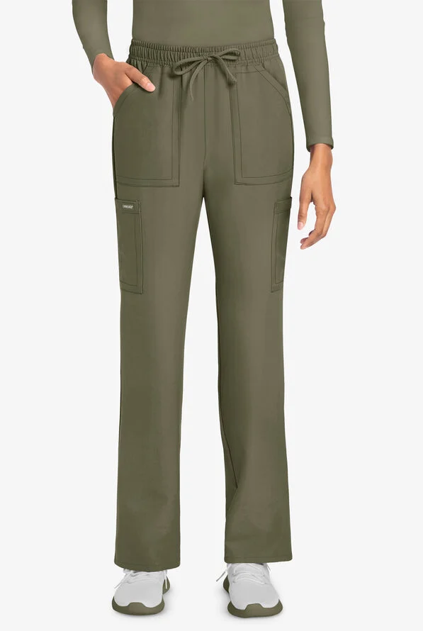 Cherokee Workwear Originals Ultra Women's 4-Pocket Drawstring Cargo Scrub Pants (CKE272A) NEW COLOURS!! - Image 2