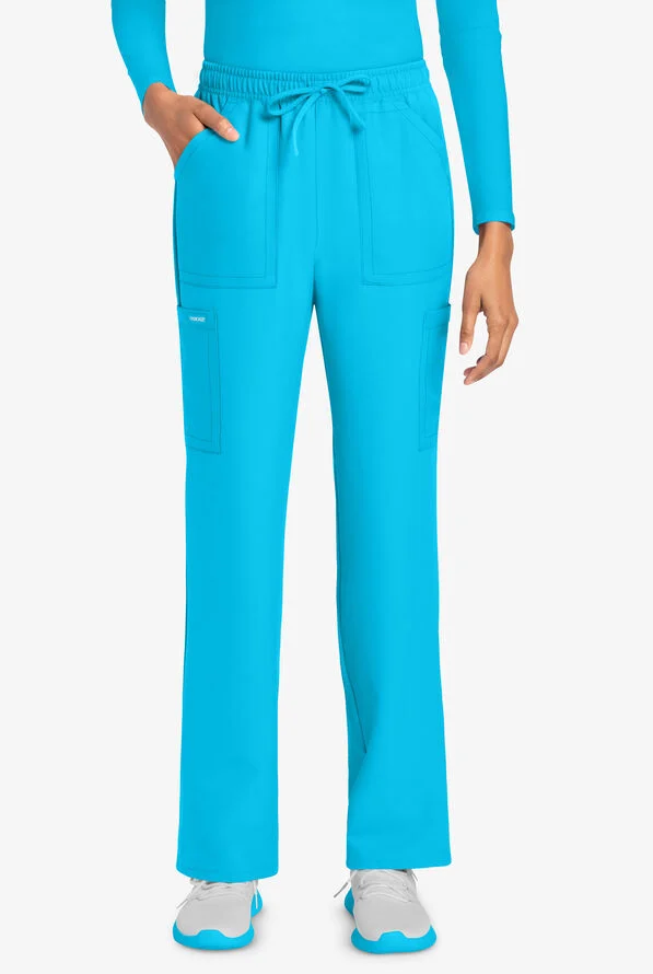 Cherokee Workwear Originals Ultra Women's 4-Pocket Drawstring Cargo Scrub Pants (CKE272A) NEW COLOURS!! - Image 3