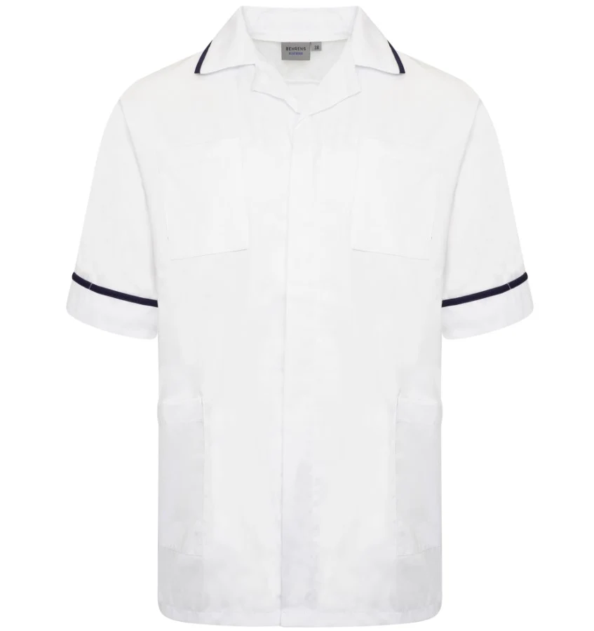 Behrens Male Healthcare Tunic (Whites) - NCMT