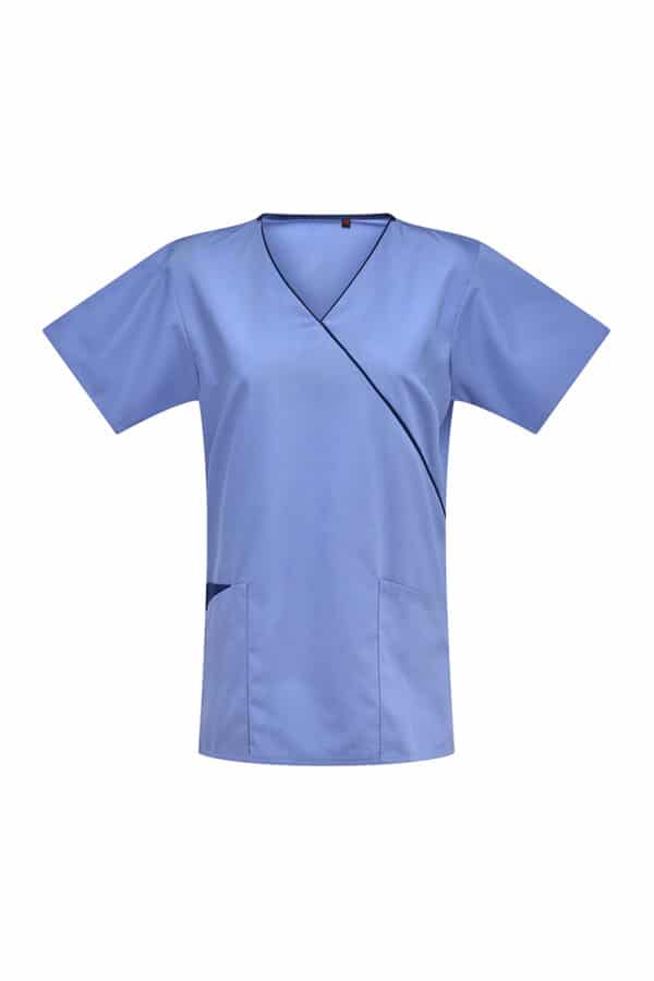 Galaxy Mock Wrap Top (in the style of Dickies HC11601) - Image 10