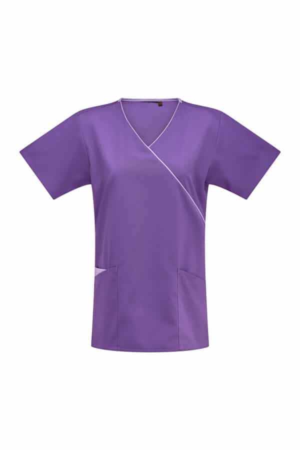 Galaxy Mock Wrap Top (in the style of Dickies HC11601) - Image 12