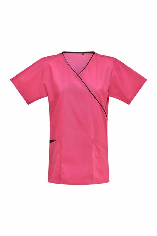 Galaxy Mock Wrap Top (in the style of Dickies HC11601) - Image 3