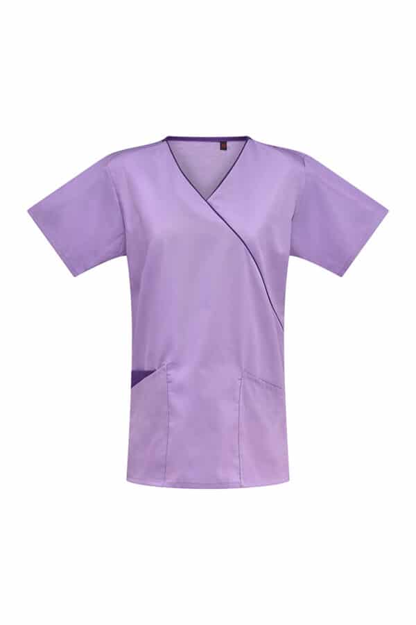 Galaxy Mock Wrap Top (in the style of Dickies HC11601) - Image 6