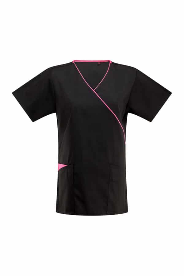 Galaxy Mock Wrap Top (in the style of Dickies HC11601) - Image 9