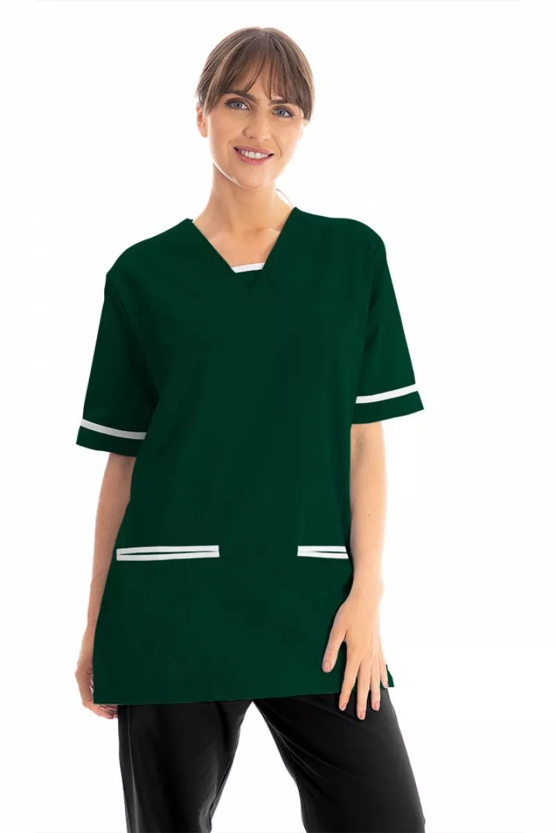 Key Scrubs Lightweight Scrub Top (White Trim) 534LW - Image 7
