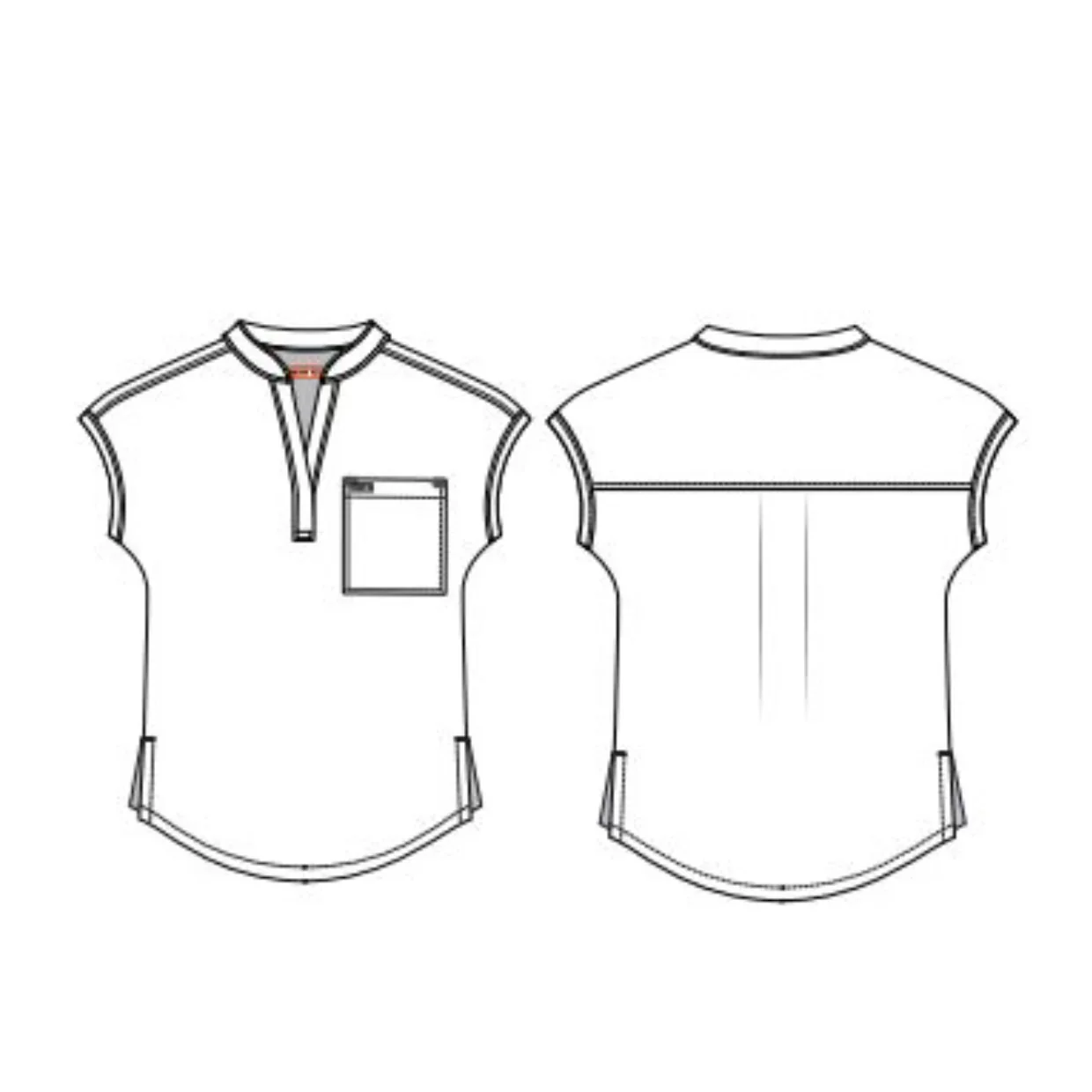 Koi Basics Ari Women's Scrub Top - Image 10