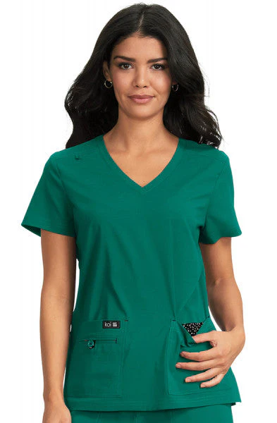 Koi Basics Becca Women's Scrub Top - Main Colours - Image 2