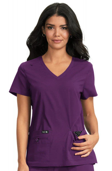 Koi Basics Becca Women's Scrub Top - Main Colours - Image 4