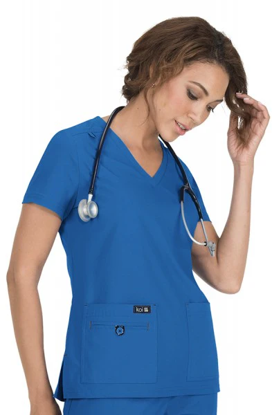 Koi Basics Becca Women's Scrub Top - Main Colours - Image 5