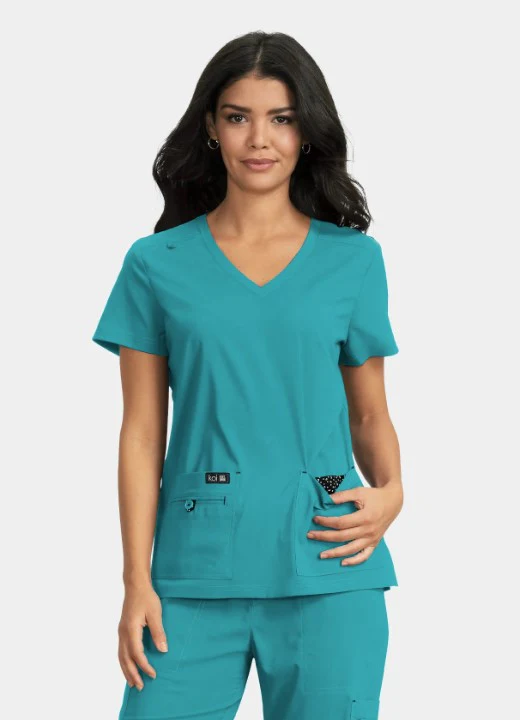 Koi Basics Becca Women's Scrub Top - Special Colours - Image 6