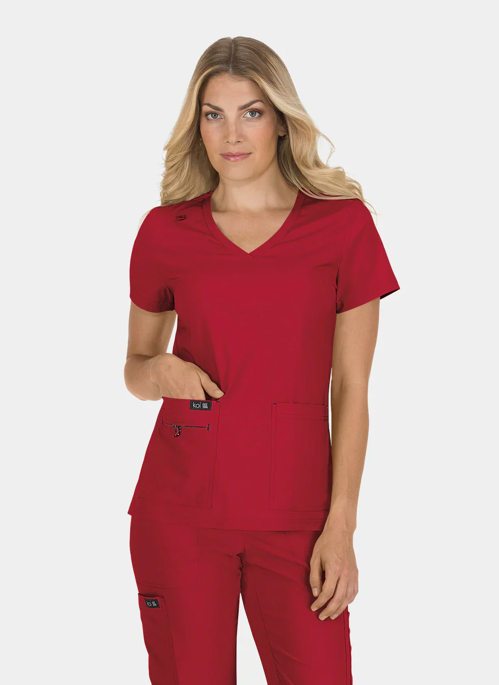 Koi Basics Becca Women's Scrub Top - Special Colours - Image 2