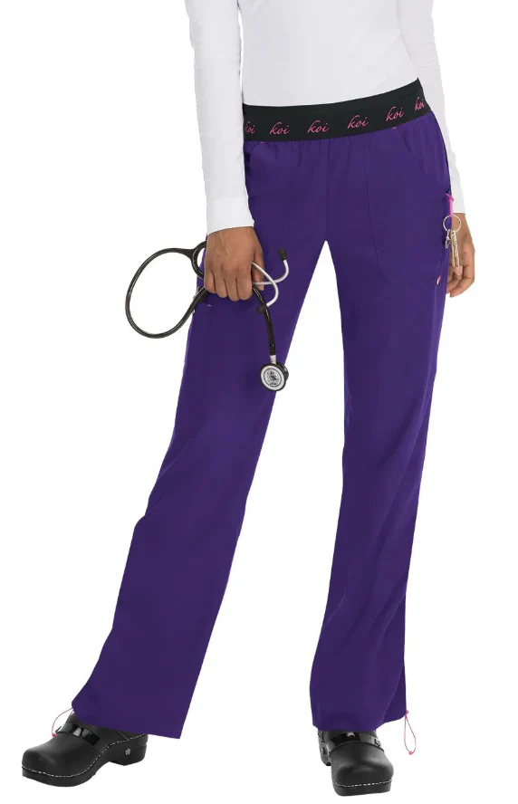 Koi Lite Spirit Scrub Trousers Petite Leg - Image 4