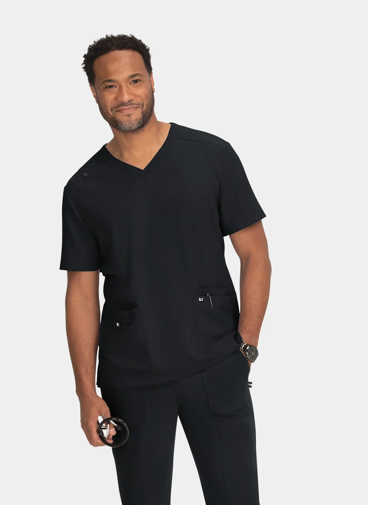 Koi Next Gen Free to be mens scrub top - Image 3