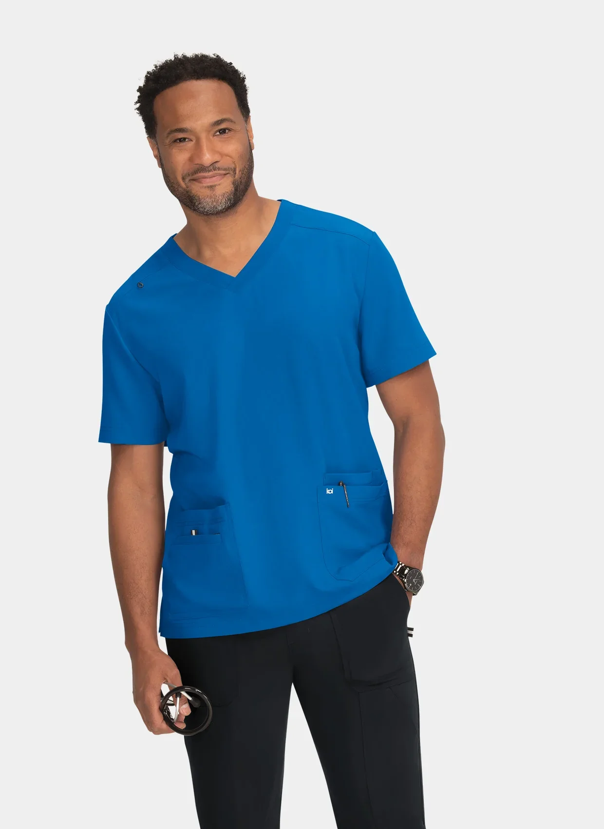 Koi Next Gen Free to be mens scrub top - Image 4
