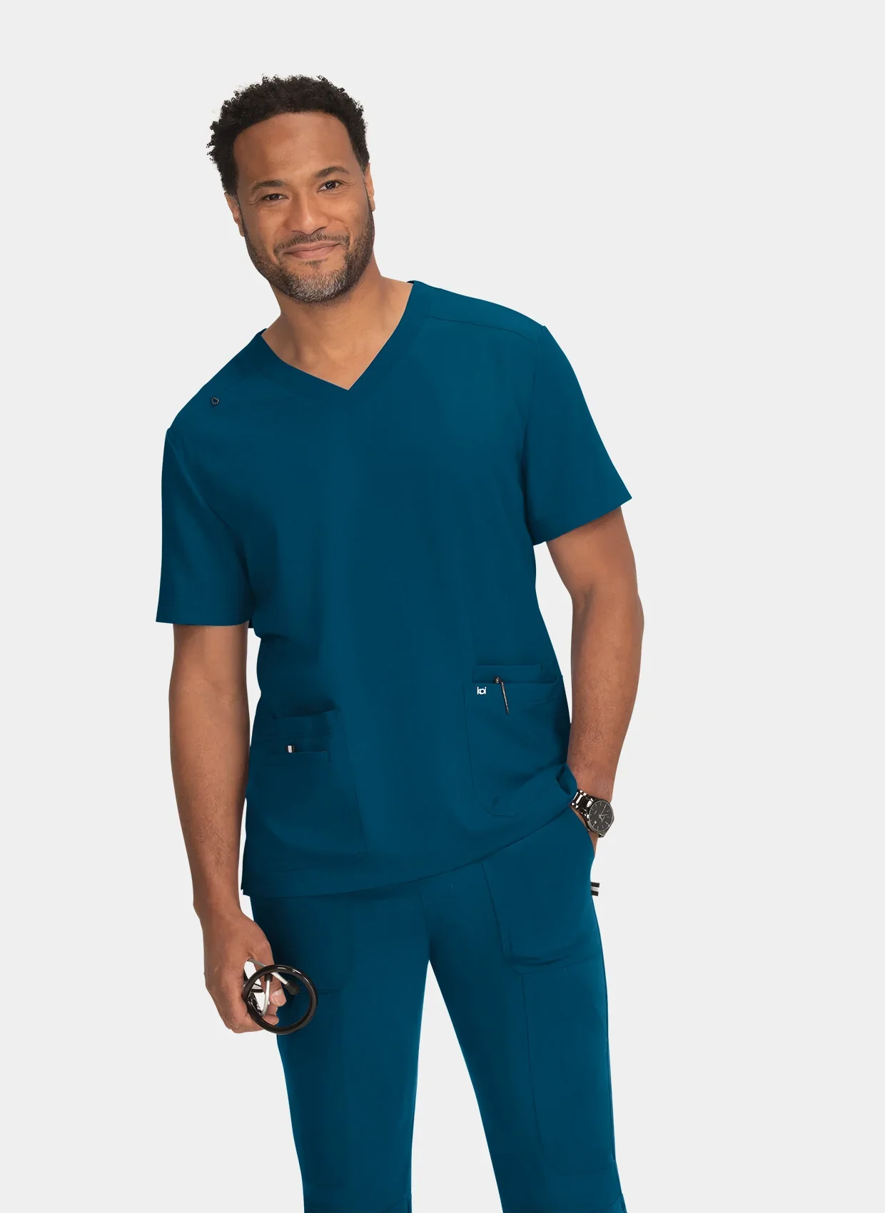 Koi Next Gen Free to be mens scrub top - Image 5