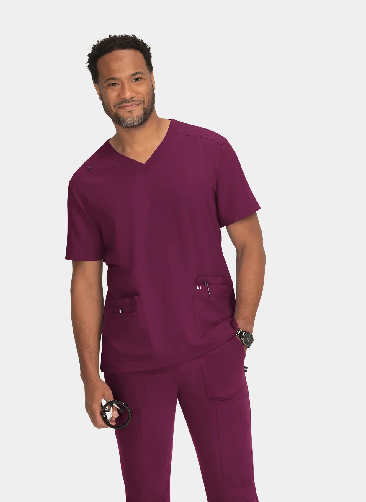 Koi Next Gen Free to be mens scrub top - Image 7