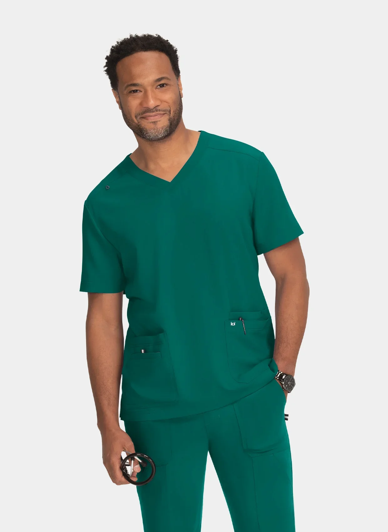 Koi Next Gen Free to be mens scrub top - Image 8