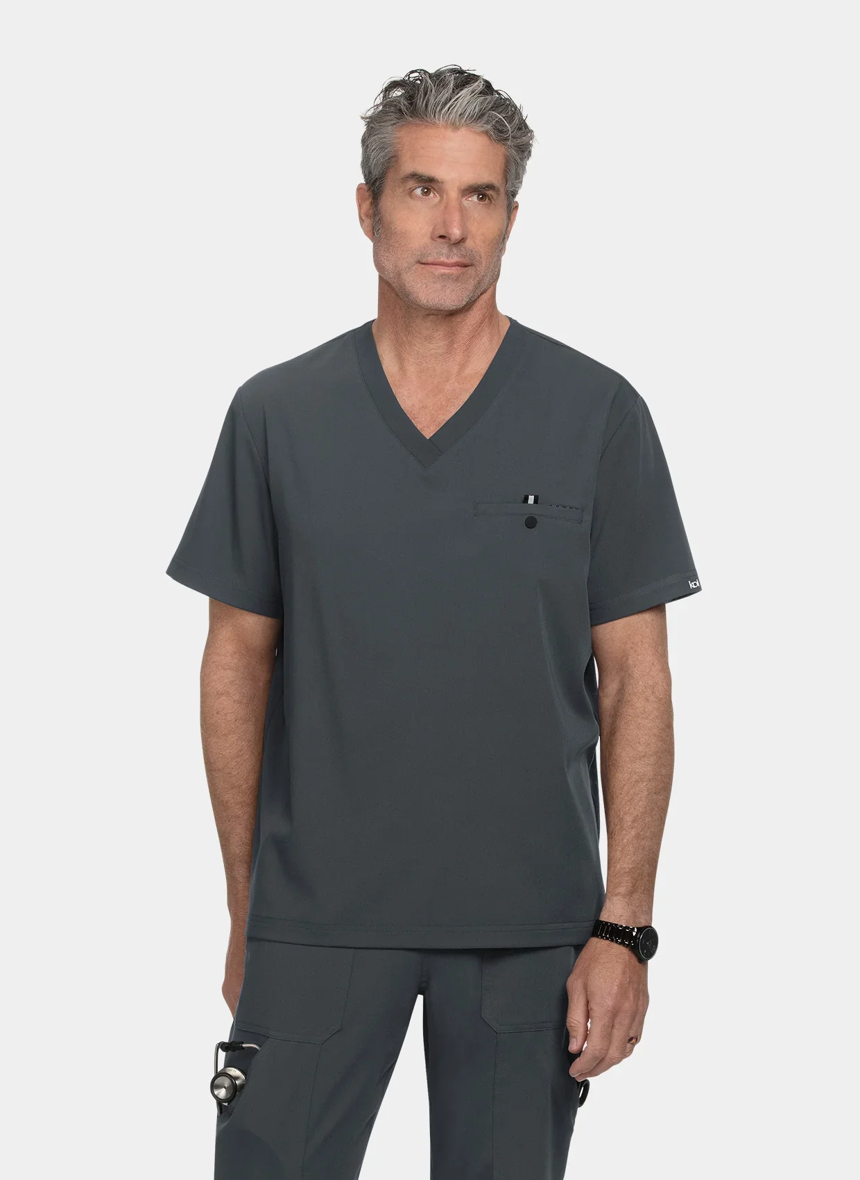 Koi Next Gen On Call men's scrub top - Image 2
