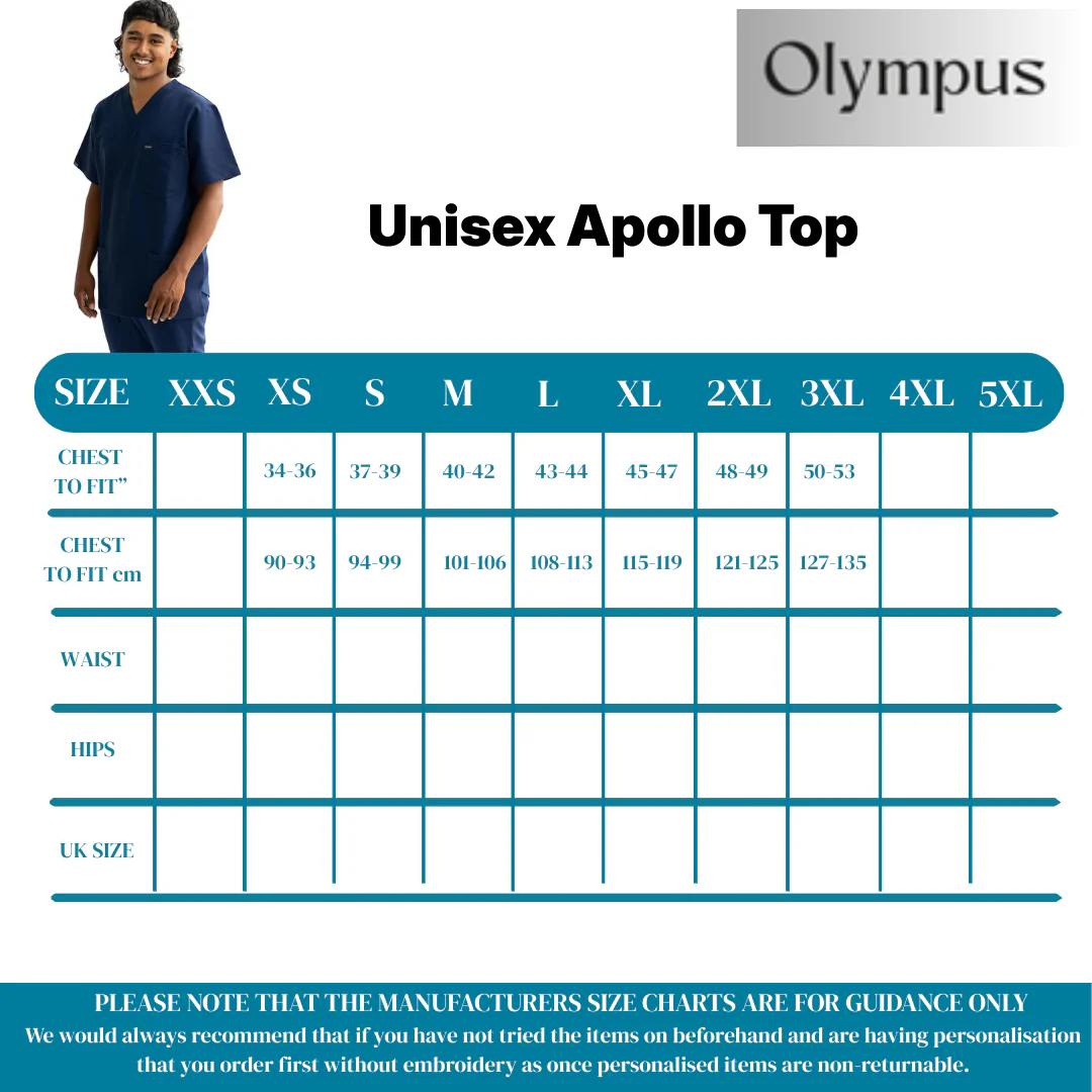Olympus mens Apollo scrub top - Image 11