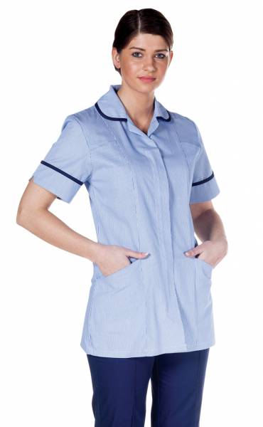 Scrubs UK Ladies Healthcare Striped Nurses Tunic - Image 2