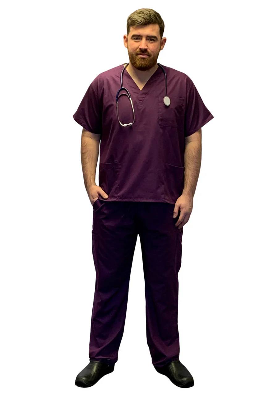 Scrubs UK Premium Unisex Medical Scrubs Suit Set of Tunic and Trousers - Image 4