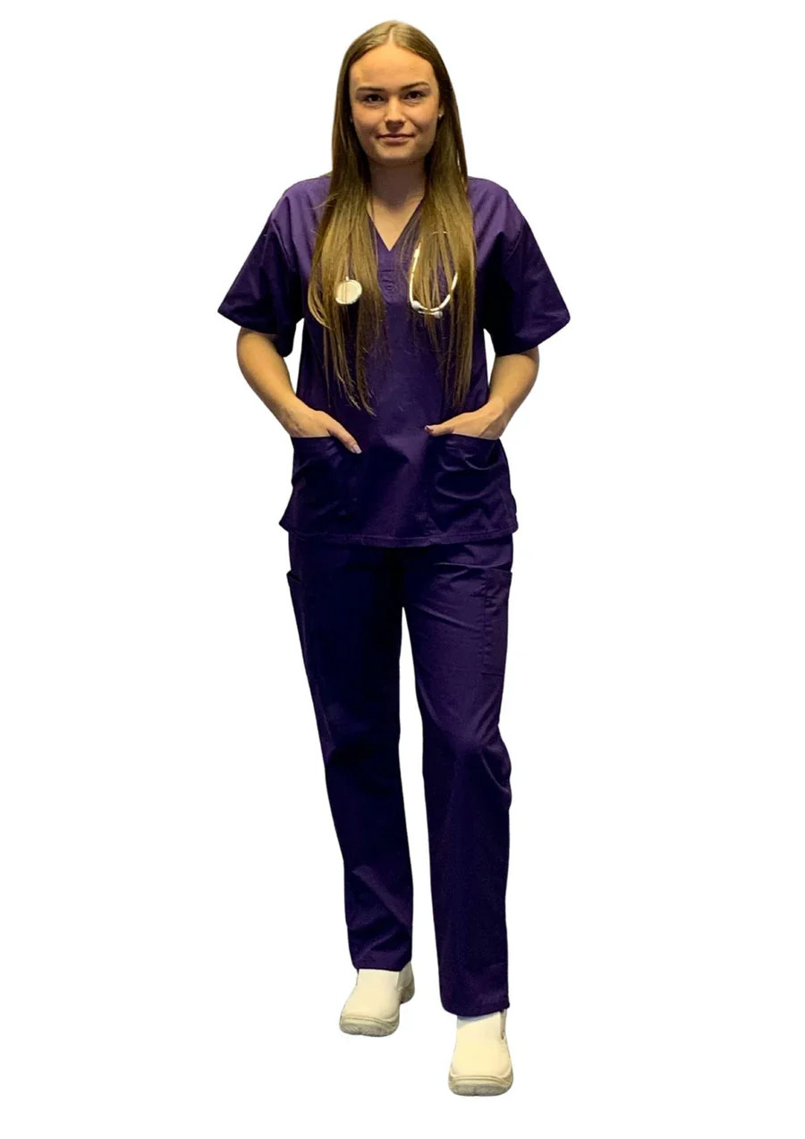 Scrubs UK Premium Unisex Medical Scrubs Suit Set of Tunic and Trousers - Image 5