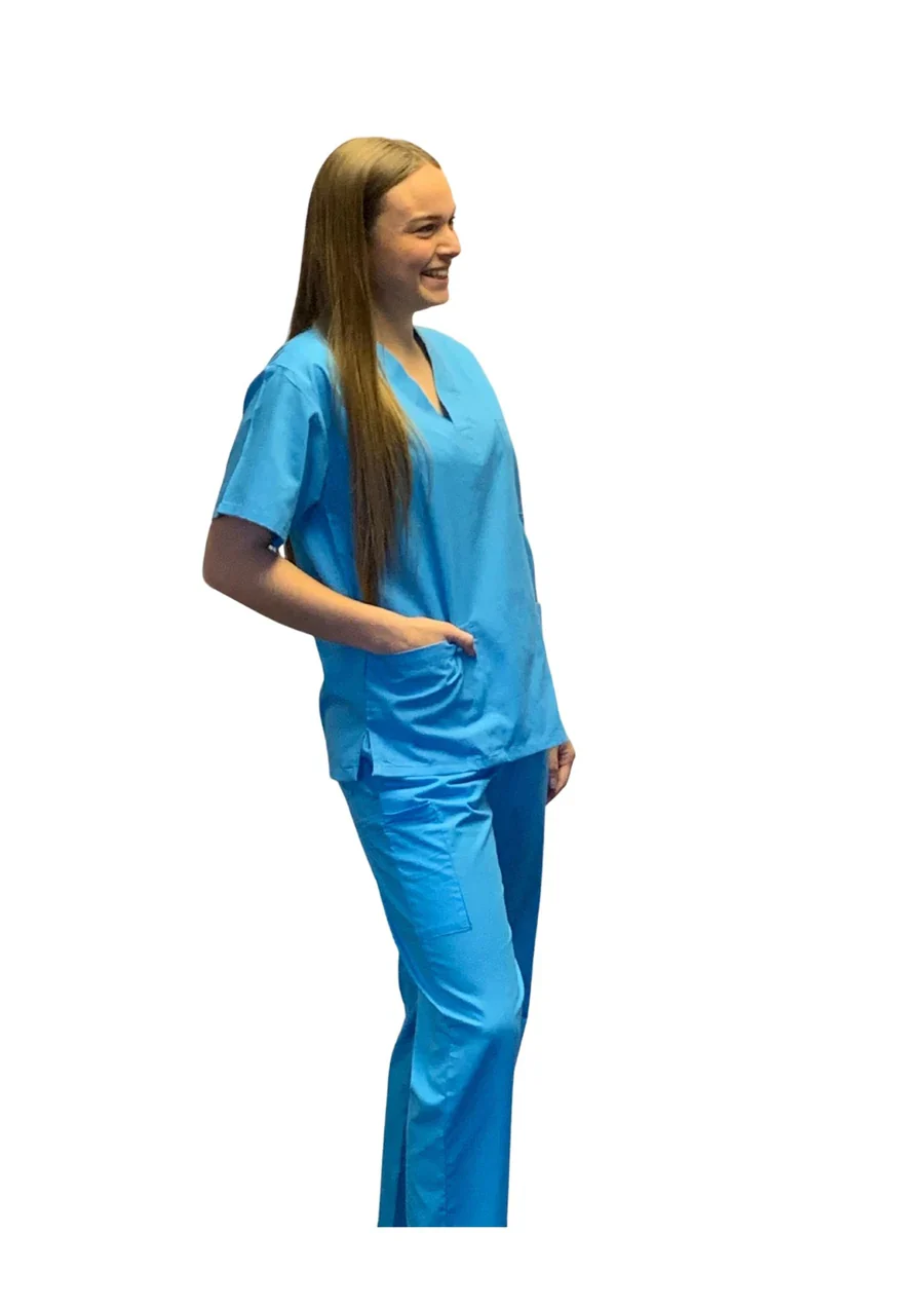 Scrubs UK Premium Unisex Medical Scrubs Suit Set of Tunic and Trousers - Image 9