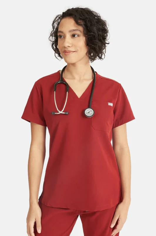 SIMKI Nova One Pocket Ladies 4 Way Stretch Scrub Top - Image 14