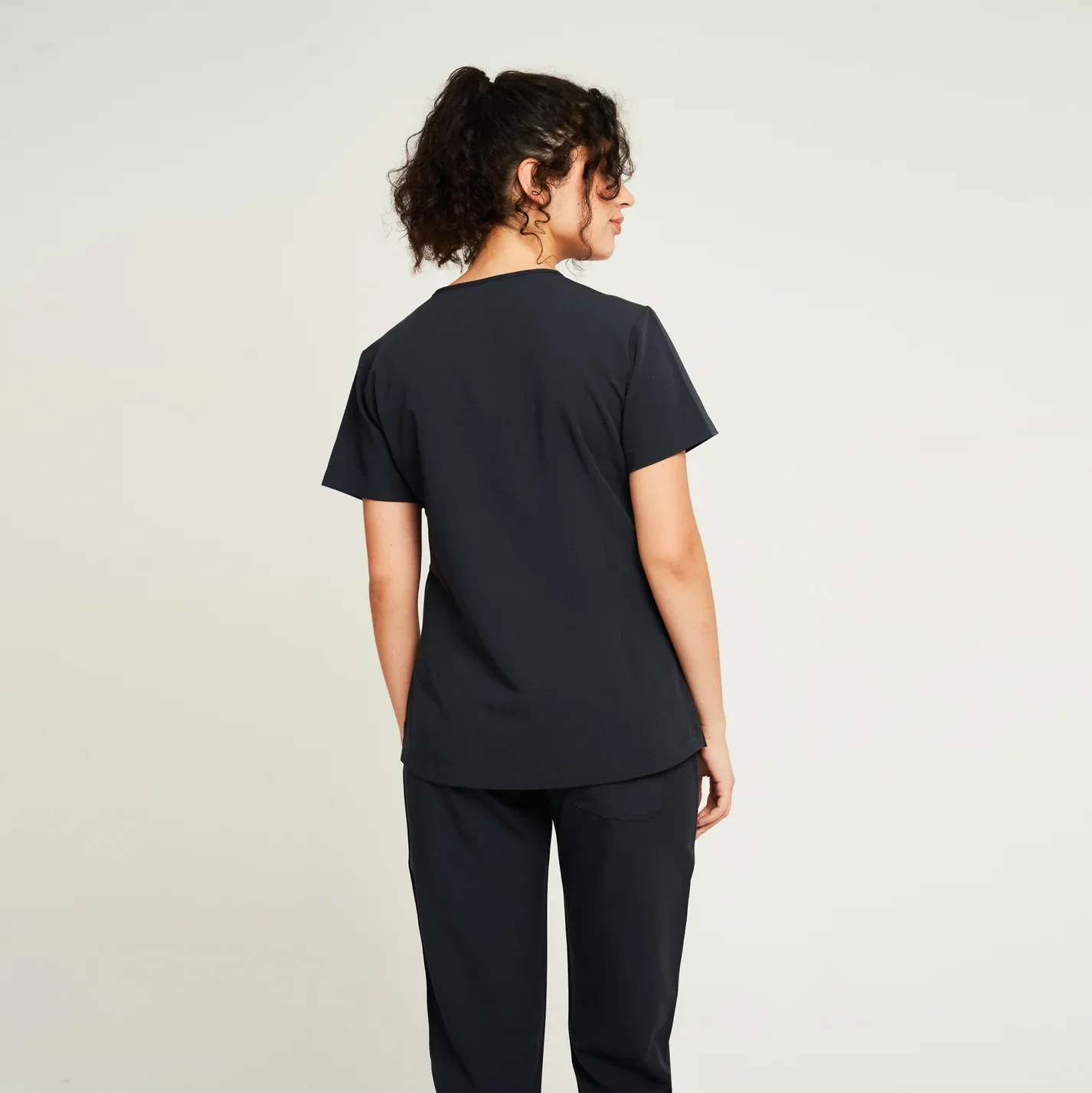 SIMKI Nova One Pocket Ladies 4 Way Stretch Scrub Top - Image 8